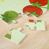 Puzzle Tango de tomate : Impression végétale Vintage (Côté)