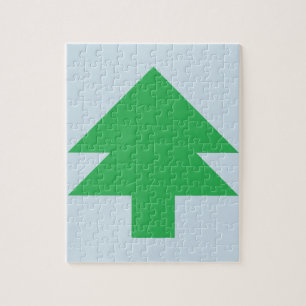 Puzzle Tangram d'arbre de Noël