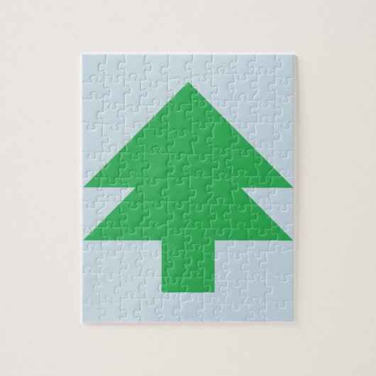 Puzzle Tangram d'arbre de Noël (Vertical)