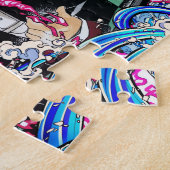 Puzzle Tanjiro Kamado bleu (Côté)