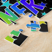 Puzzle "TANNER" Prénom, Amusant "HEUREUX ANNIVERSAIRE" (Côté)