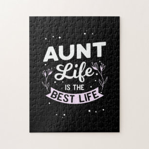 Puzzle Tante Life Est La Meilleure Vie