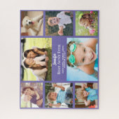 Puzzle Tante Photo Collage Purple (Vertical)