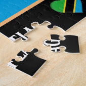 Puzzle Tanzanie Drapeau et Tanzanie / Tanzanie (Côté)