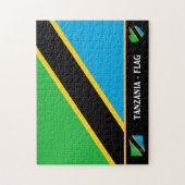 Puzzle Tanzanie Drapeau et Tanzanie / Tanzanie (Vertical)