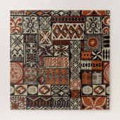 Puzzle Tapa hawaïen : Patchwork tribal (Horizontal)