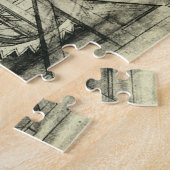 Puzzle Tapis propulsé par Leonardo da Vinci (Côté)