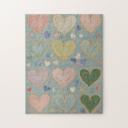 Puzzle Tapisserie Pastel Heart (Vertical)