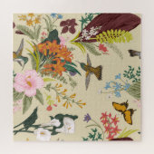 Puzzle Tapisserie Vintage tropicale (Horizontal)