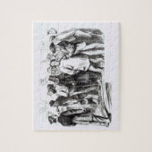 Puzzle Tapissez les Baggers, 1860s en retard (gravure) (Vertical)