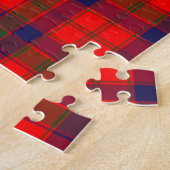 Puzzle Tartan écossais rouge (Côté)