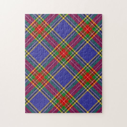 Puzzle Tartan Écossais Traditionnel du Clan Macbeth (Vertical)