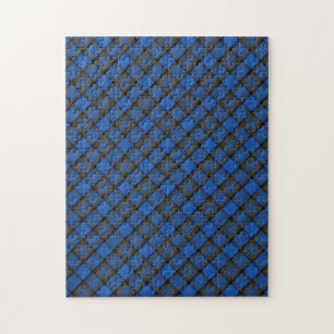 Puzzle Tartan Plaid Bleu de l'Île de Skye