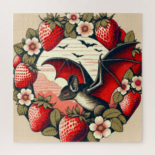 Puzzle Tarte à la chauve-souris Fruit Pie Fruit Bats
