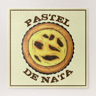 Puzzle Tarte à l'oeuf de garde portugaise Pastel Pastéis 