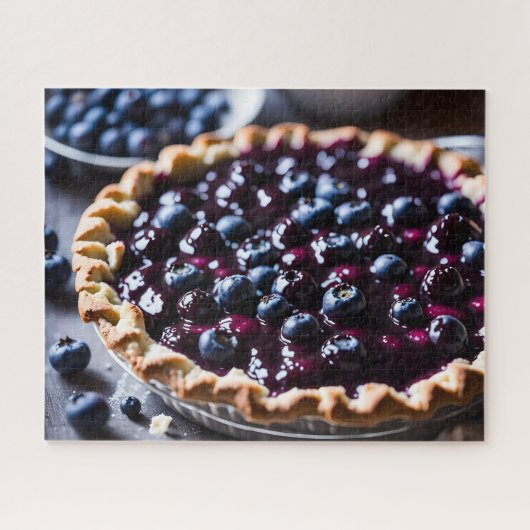 Puzzle Tarte aux myrtilles (Horizontal)