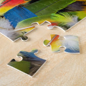 Puzzle Tas de plumes colorées (Côté)