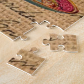 Puzzle Tasse-thé rustique victorienne rose (Côté)
