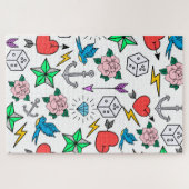 Puzzle Tatouage de la vieille école (Horizontal)