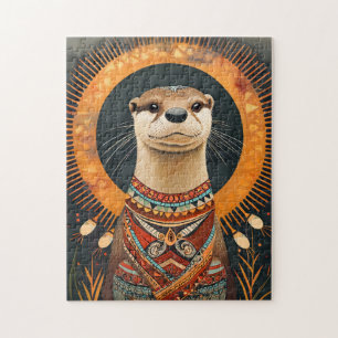 Puzzle Tatouage de loutre – Esprit Deco ludique