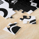 Puzzle Tatouage Tribal Portrait de Fille Africaine (Côté)