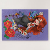 Puzzle Tatouages de femme rousse (Horizontal)