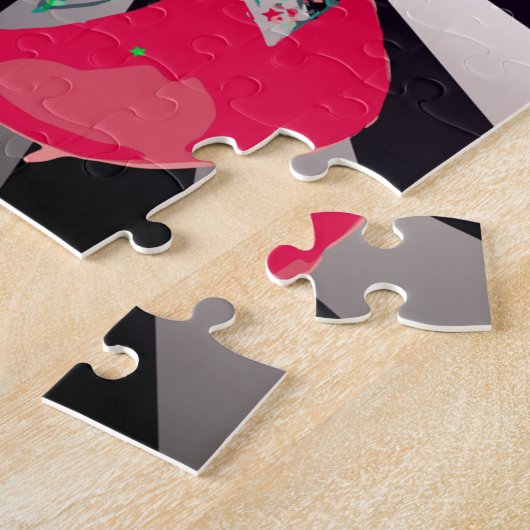 Puzzle Tatouée fille art psychédélique (Côté)