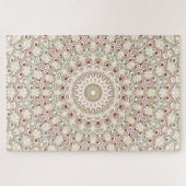 Puzzle Taupe de terre et Motif de mandala de rouille (Horizontal)