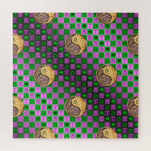 Puzzle Taureau & Coq de Feu (Vertical)