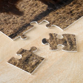 Puzzle Taureau de Highland Cattle, Écosse (Côté)