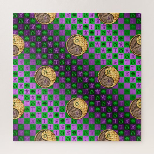 Puzzle Taureau & Sanglier de Feu (Vertical)