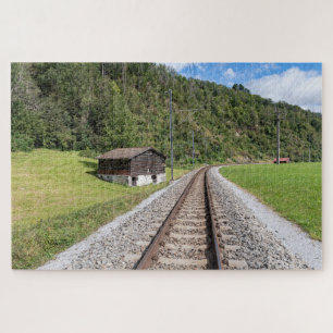 Puzzle Tavanasa Graubünden Suisse Voie à écartement métr