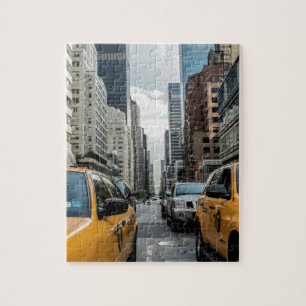 Puzzle Taxi de New York dans la ville
