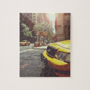 Puzzle Taxi jaune de New York