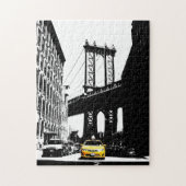 Puzzle Taxi jaune New York City Nyc Brooklyn Bridge (Vertical)
