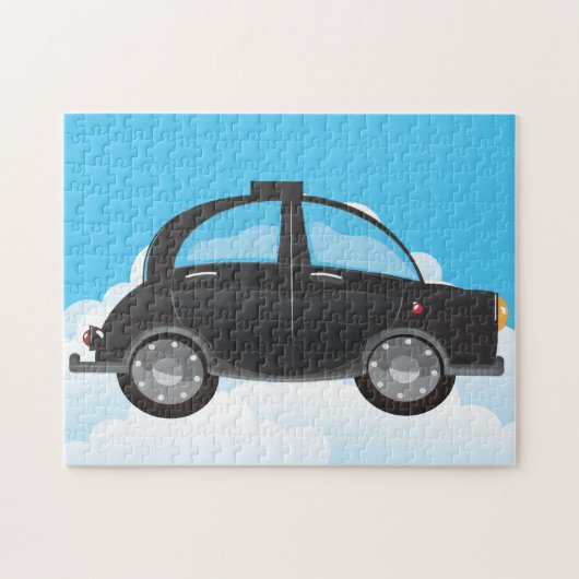 Puzzle Taxi noir (Horizontal)
