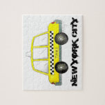 Puzzle Taxi NYC Jaune New York Ville À damiers voiture<br><div class="desc">Le design présente une aquarelle originale illustrant un taxi classique jaune de New York City à damiers taxi. Idéal pour tous ceux qui vivent ou aiment NYC ! Ne vois-tu pas ce que tu cherches ? Vous avez besoin d'aide pour la personnalisation ? Cliquez sur "Contacter ce designer" pour avoir...</div>