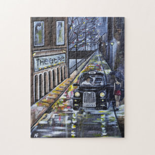 Puzzle Taxi pour Kate Peinture par Alfred Fox
