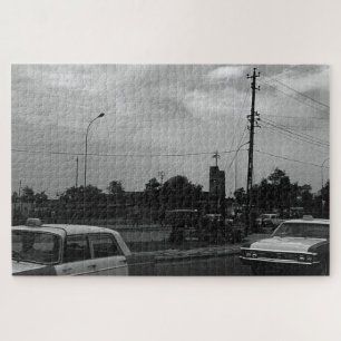 Puzzle Taxis de rue vintage à Bagdad en Irak