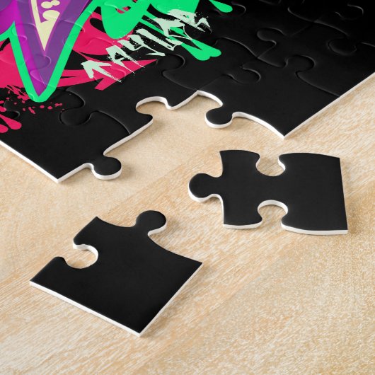 Puzzle Taylor nommé dans le graffiti-Puzzle (Côté)