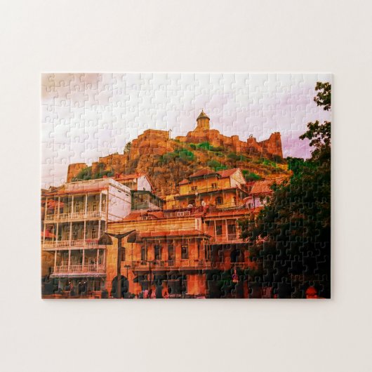 Puzzle Tbilissi Georgia Cityscape Narikala Architecture (Horizontal)