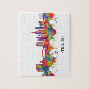 Puzzle Tbilissi Georgia Skyline
