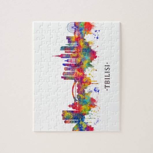 Puzzle Tbilissi Georgia Skyline (Vertical)