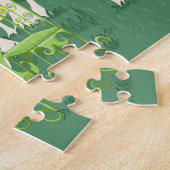 Puzzle Tea Party Fairy, Vintage Watch et champignons (Côté)