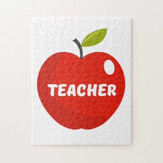 Puzzle Teachers Apple (Vertical)
