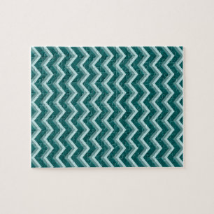 Puzzle Teal a gravé l'aluminium en refief