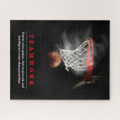 Puzzle Teamwork Basketball Motivational Inspirational (Horizontal)