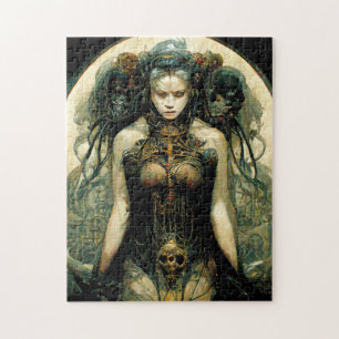 Puzzle Technologie biologique Femme Imaginaire Sci-Fi