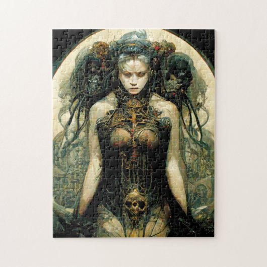 Puzzle Technologie biologique Femme Imaginaire Sci-Fi (Vertical)