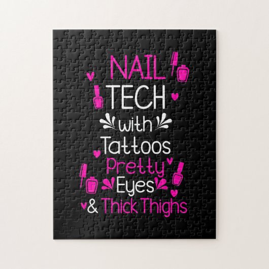 Puzzle Technologie Nail Avec Tatouages (Vertical)